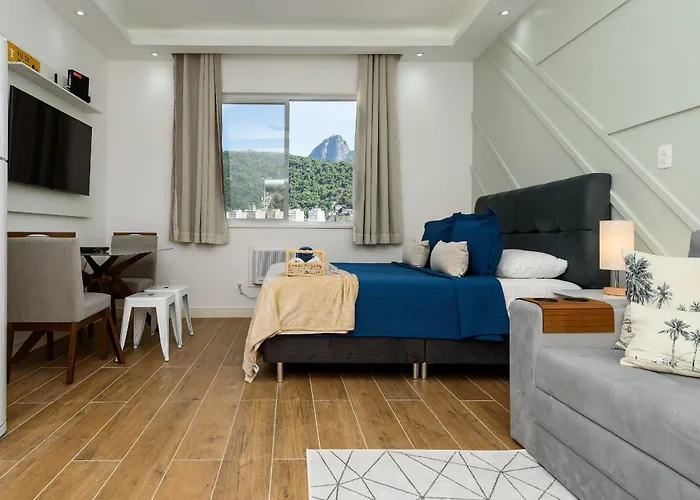 Studio Com Vista P/ Cristo Redentor| Sqc 143D/1320 Rio de Janeiro